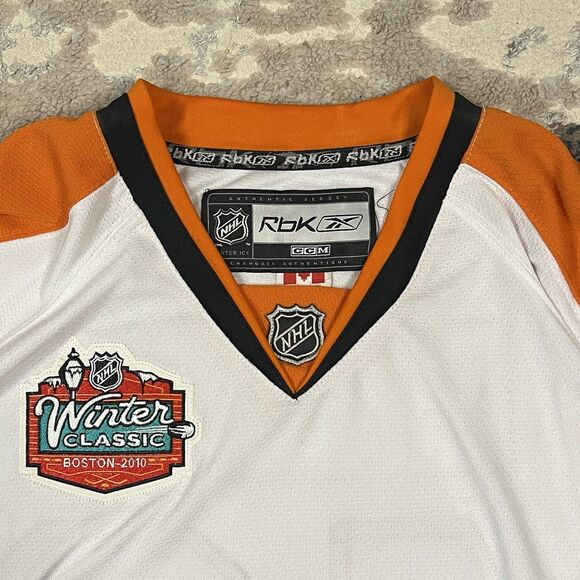 Daniel Brière Philadelphia Flyers 2010 Winter Classic NHL Jersey White S 54 NWT! - Picture 3 of 11